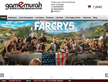 Tablet Screenshot of gamemurah.com